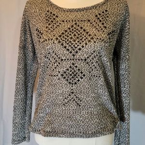 Charlotte Russe cute top with sheer and studded accents